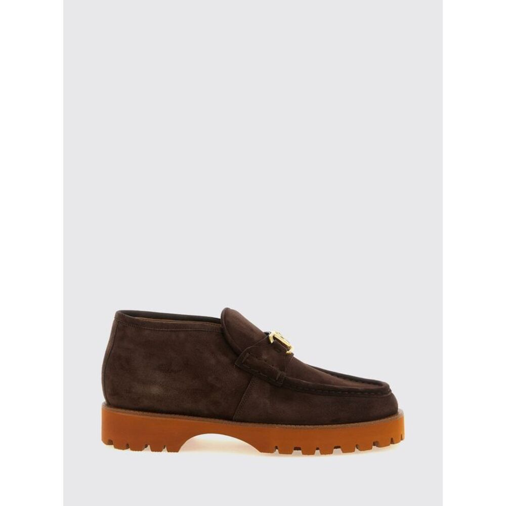 Valentino Garavani Men Vlogo Signature Suede Penny Loafers Valentino Garavani